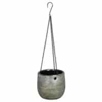Hangpot mira D16 H14cm industrieel groen