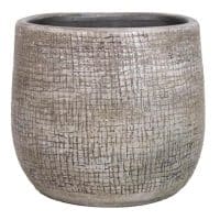 Muurpot mira D16 H14cm industrieel wit