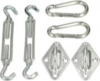 Schaduwdoek assessoire set