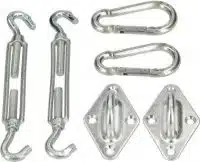 Schaduwdoek assessoire set