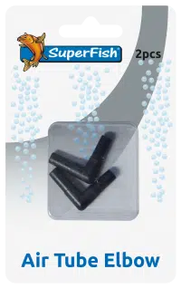 SuperFish Luchtslang elleboog 2 stuks