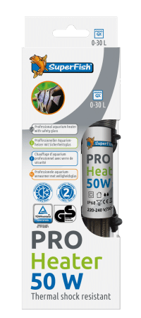 SuperFish Pro Heater 50W 0-30L (17cm)