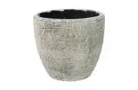 Pot Anne white earth D18 H17