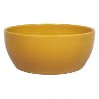 Schaal Boule okergeel D18.5 H8.5cm