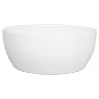 Schaal Boule wit D24.5 H9.5cm