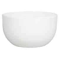 Schaal Boule wit D26 H14