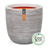 Pot bol Rib ivoor H54 D52cm