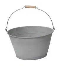 Zinc Old Look Low Bucket D32 H18