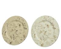 Kleed polyester beige&camel 38X55cm