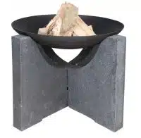 Vuurschaal op granieten voet
