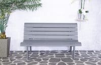 Bella Bench Grey 150cm