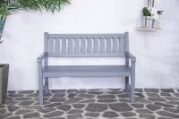 Bretagne 2-seater Grey 125cm