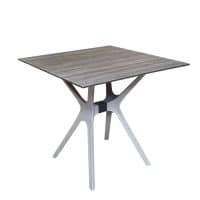 Jasper PP table 80x80cm Stone Grey