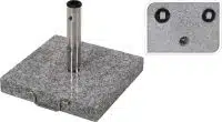 Parasolvoet Graniet Grijs 35kg