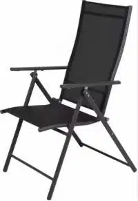 Vouwstoel Staal Donkergrijs