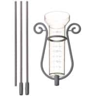 Regenmeter incl. Alu. Steel 110cm-40mm