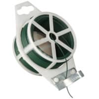 Binddraad Geplastificeerd met Metalen Kern groen Ø0.8mmx50m