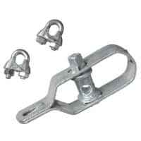 Draadspanset Verzinkt met 2 Klemmen