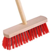 Onkruidbezem kunststof en staal incl. steel