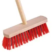 Onkruidbezem kunststof en staal incl. steel