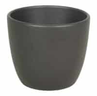 Pot Boule antraciet mat D15.5 H13.5