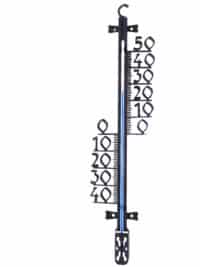 Profielthermometer Kunststof zwart H46.5cm
