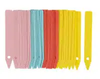 Steeketiketten Gekleurd 40 stuks H10cm
